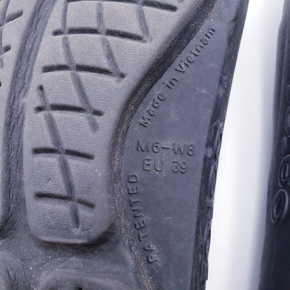 OOFOS OOahh Slide Sandals Comfort Recovery Lightweight Cushioned Size 8 Black - Picture 8 of 8